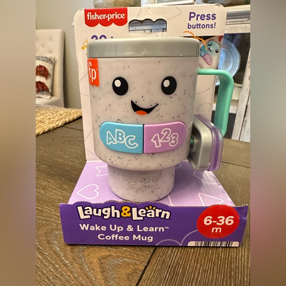 Fisher Price Laugh and Learn Coffee Mug Stanley